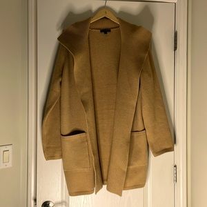 Ann Taylor Coat Sweater size SP Camel color